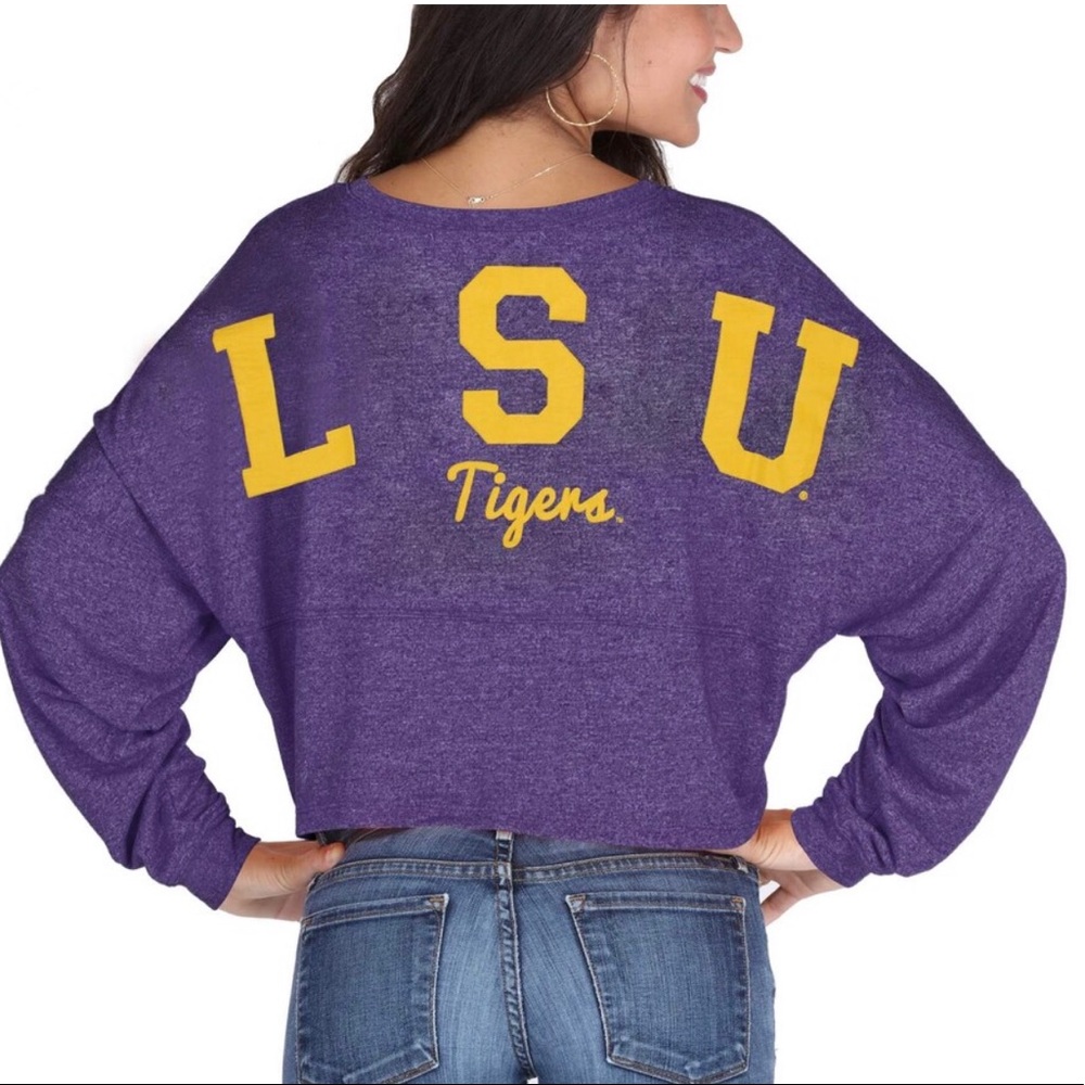 LSU Cropped Shirt
